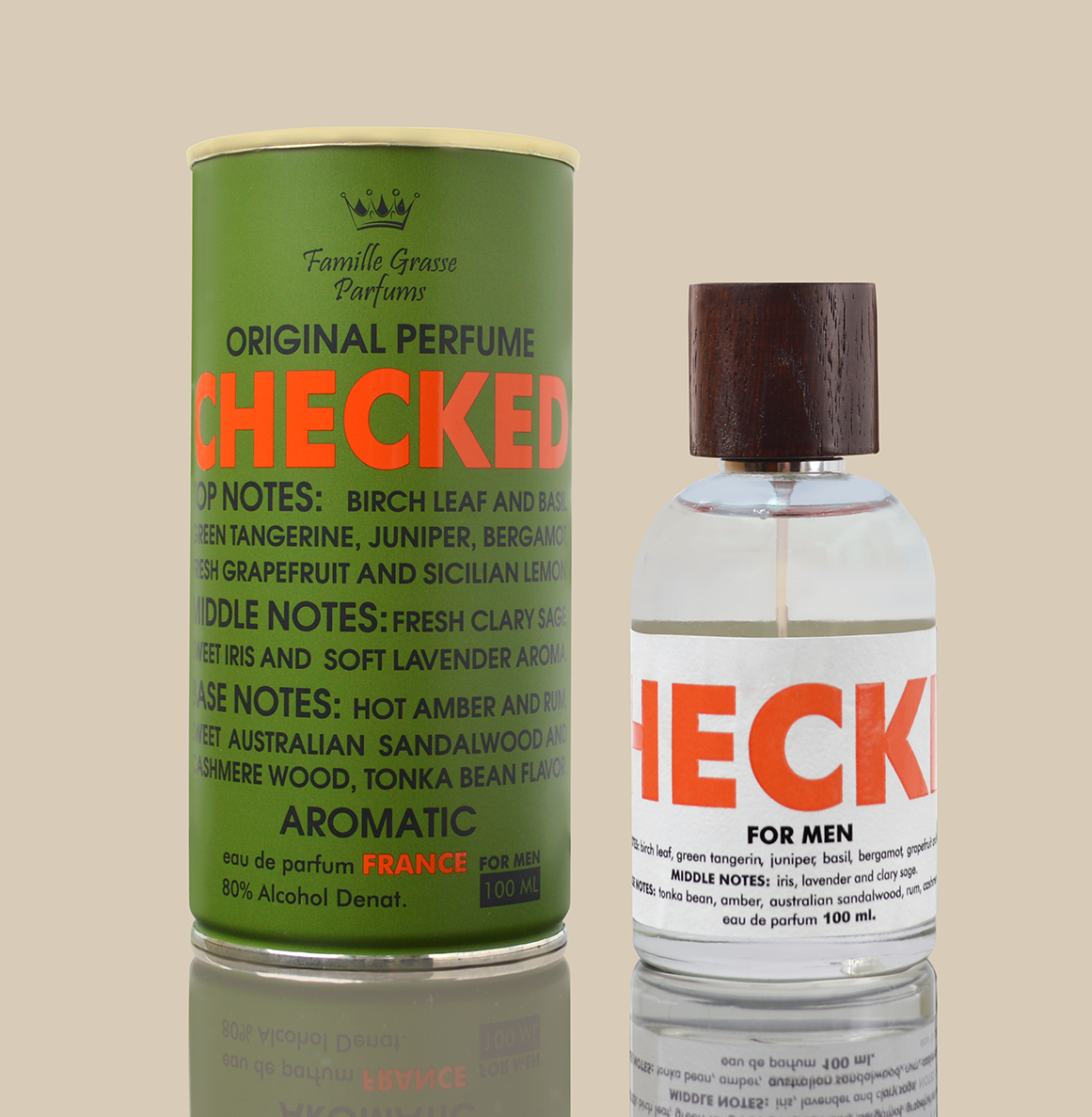 CHECKED eau de parfum pour homme 100 ml