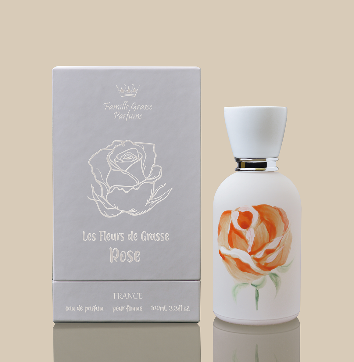 LES FLEURS DE GRASSE ROSE eau de parfum for women 100 ml