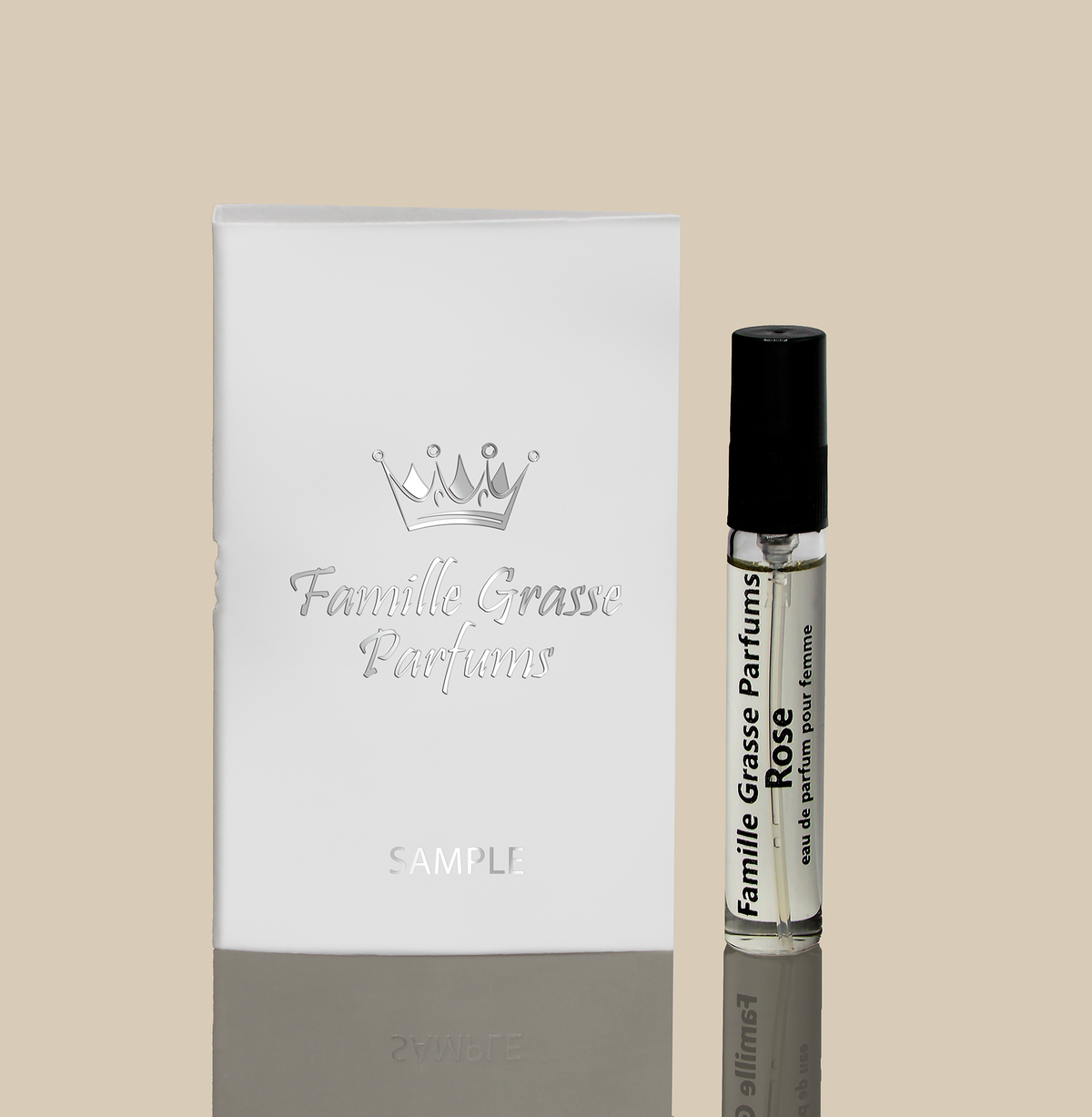 LES FLEURS DE GRASSE ROSE eau de parfum pour femme 5 ml