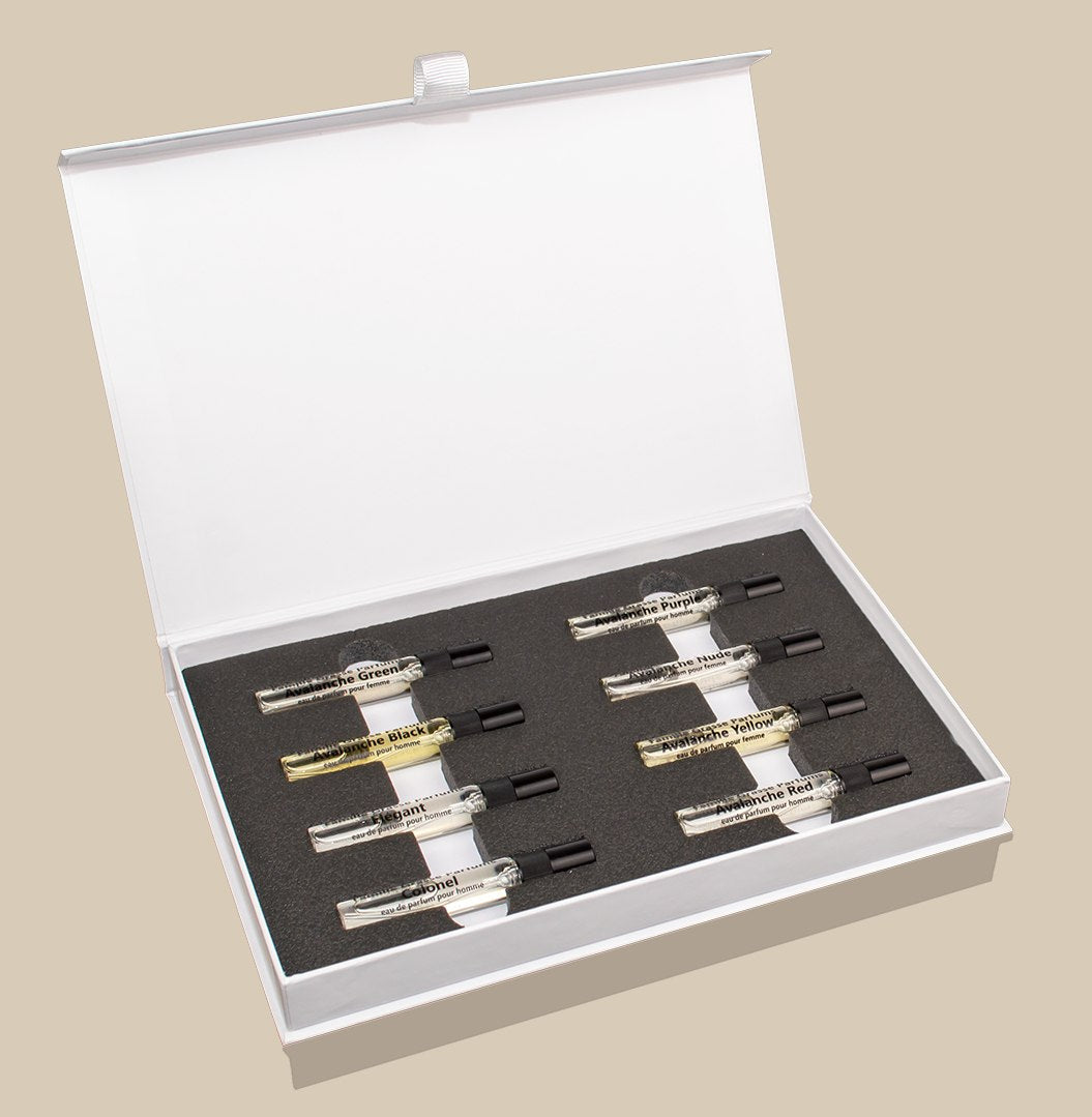 Coffret découverte de parfums II — 8 × 5 ml