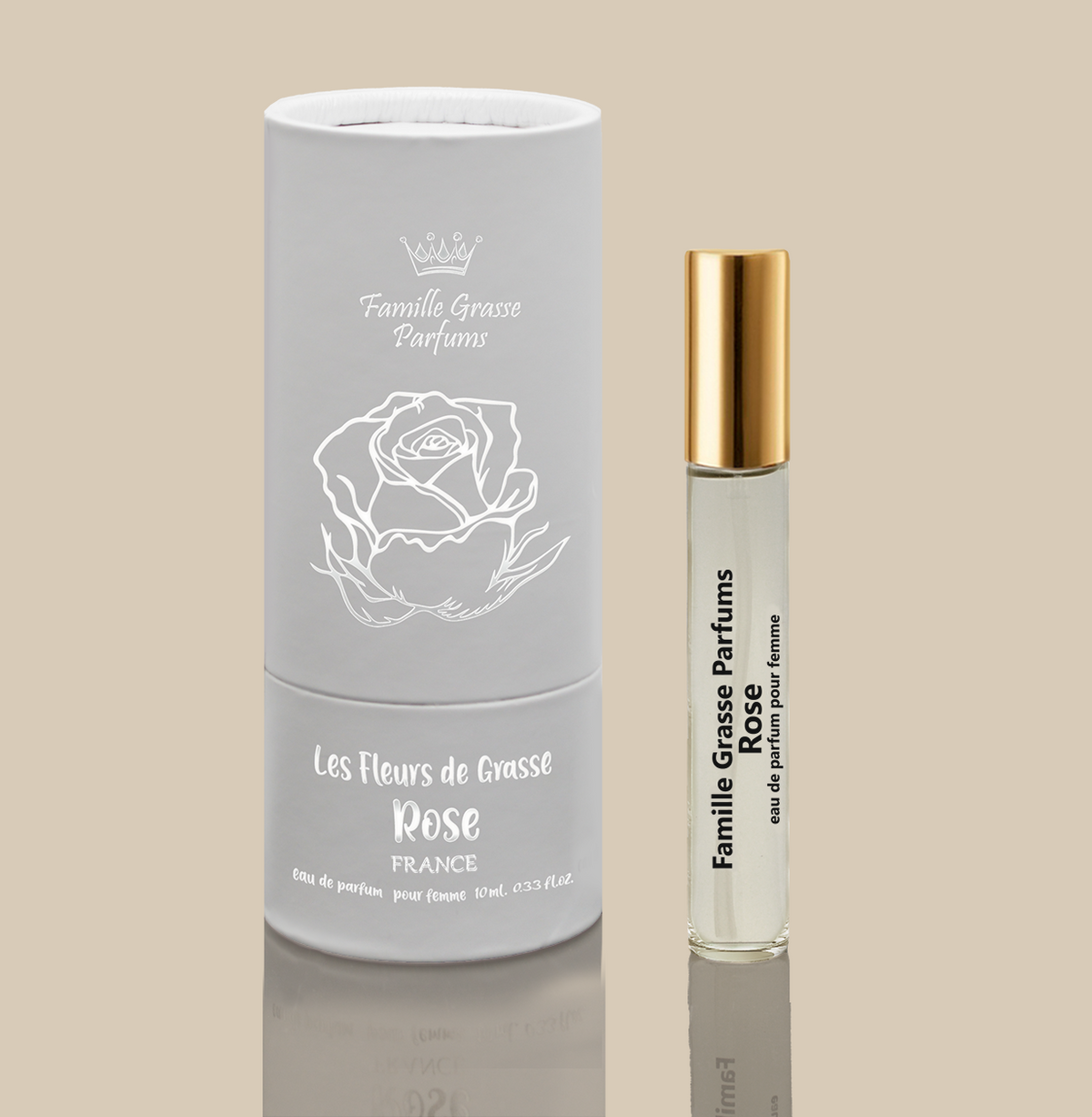 LES FLEURS DE GRASSE ROSE eau de parfum pour femme 10 ml